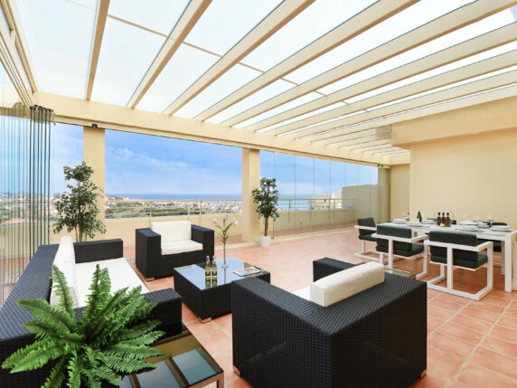 Image 8 of 21 - Luxurious corner penthouse with large terrace close to the beach and amenities