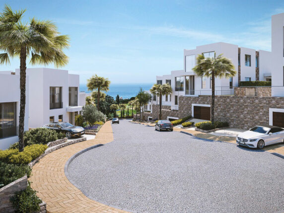 Image 6 of 40 - Contemporary semi-detached villa with luxury fittings overlooking the Cabopino golf course towards the sea