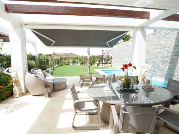 Image 16 of 40 - Contemporary semi-detached villa with luxury fittings overlooking the Cabopino golf course towards the sea