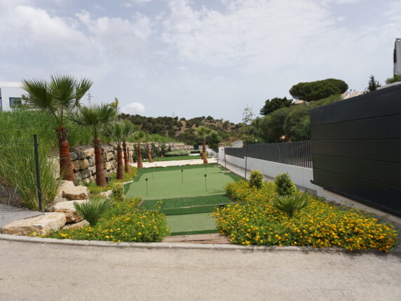 Image 40 of 40 - Contemporary semi-detached villa with luxury fittings overlooking the Cabopino golf course towards the sea